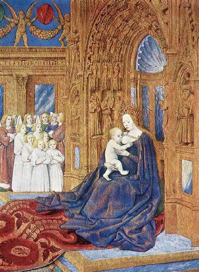Jean Fouquet The Madonna before the Cathedral Spain oil painting art